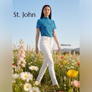 St.John Vintage knit top S